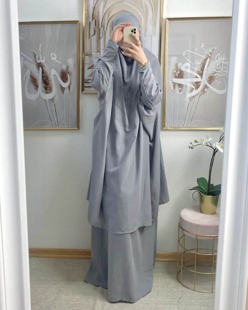 Khimar Set Strech Islamische Kleidung Muslim Fashion City Abaya