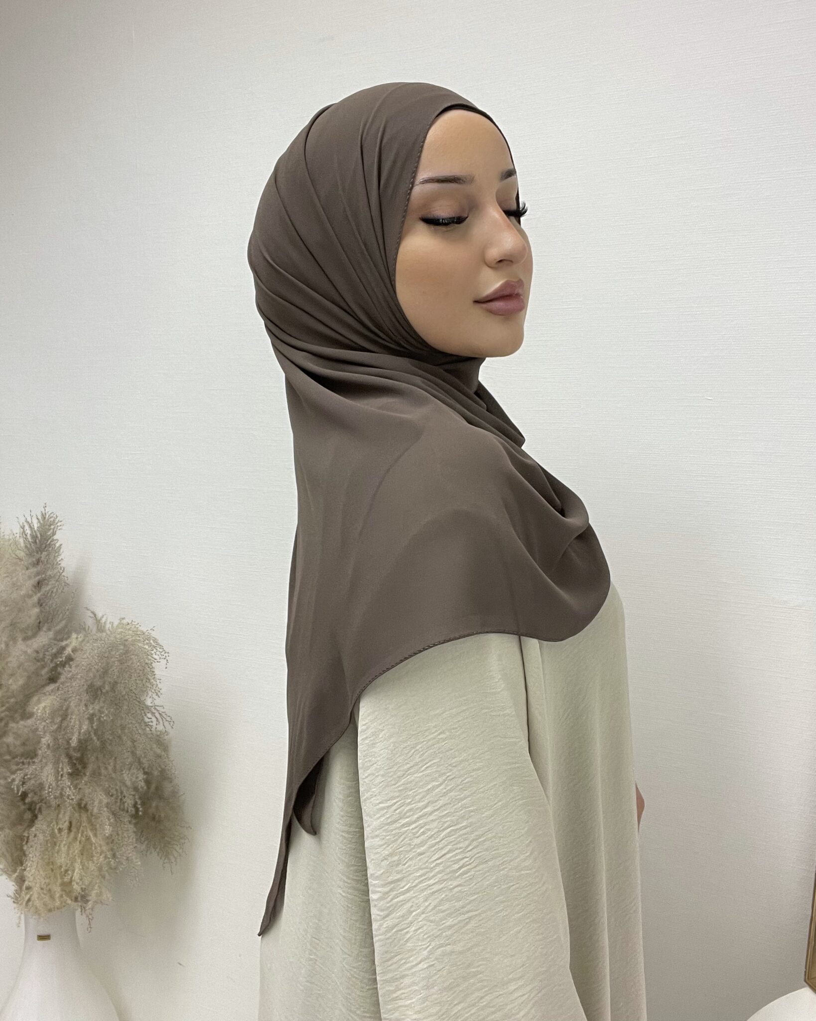 Strech Chiffon Islamische Kleidung Muslim Fashion City Abaya